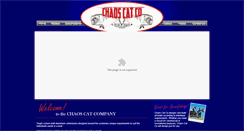 Desktop Screenshot of chaoscatco.com.au